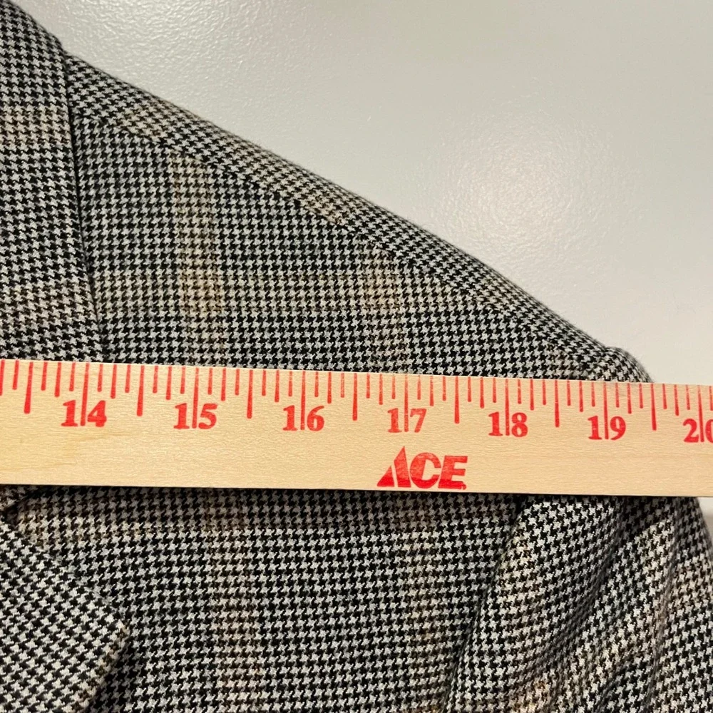 Tessuto Uomo Loro Piana Cashmere Silk Blazer 42R Houndstooth Sport Coat Canada